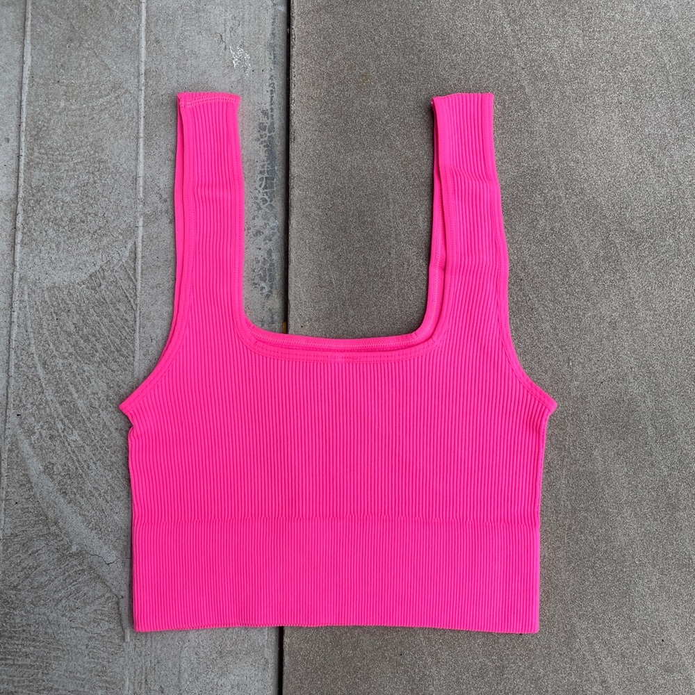 Pink tank top